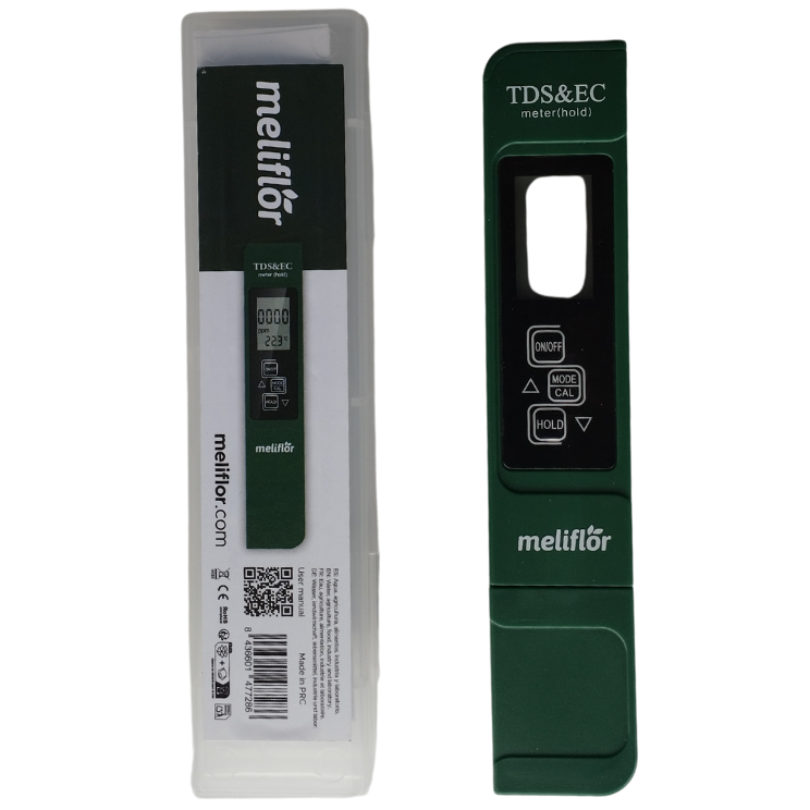 Meliflor Medidor de TDS/EC/TEM