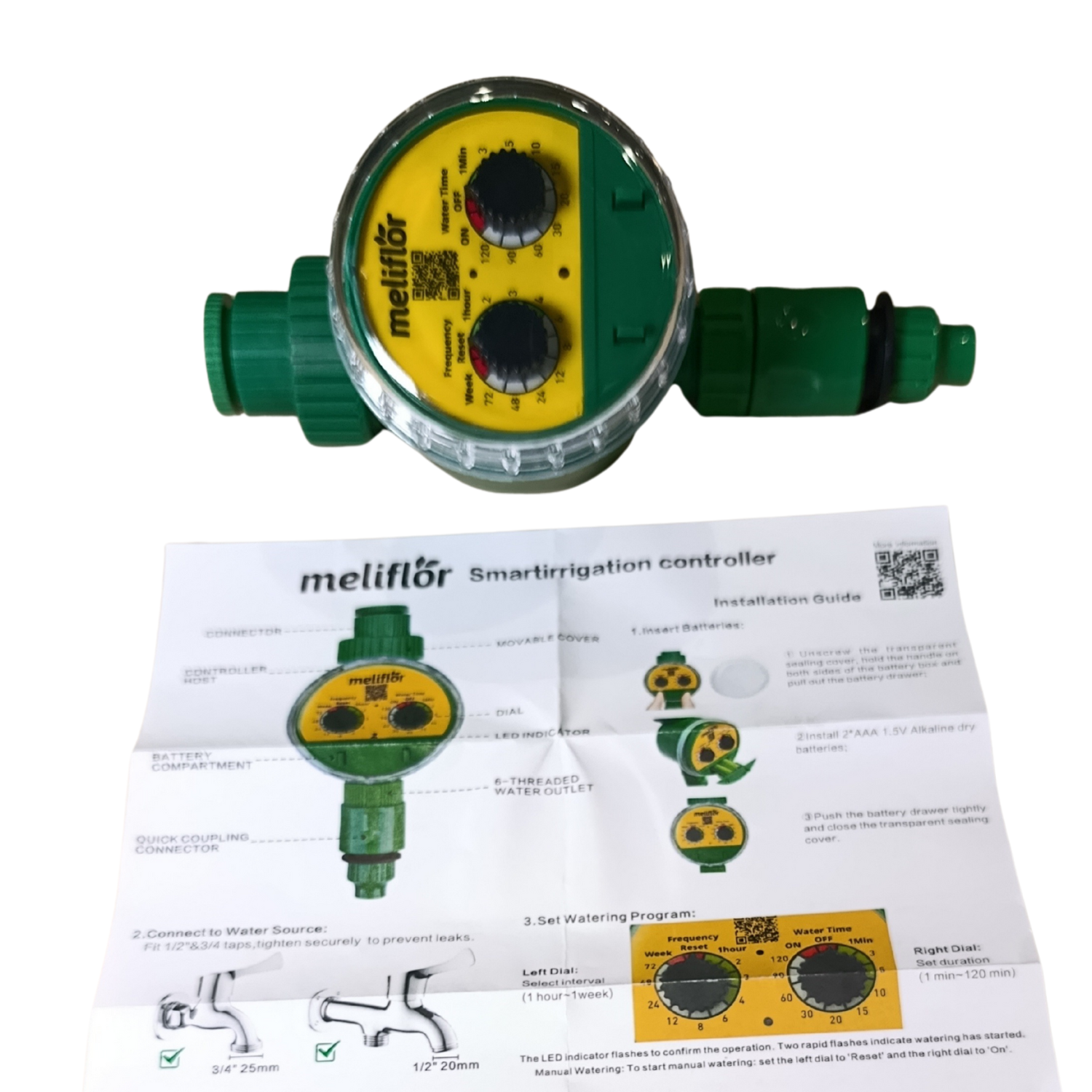 Meliflor HomeLine Programador de Riego Universal